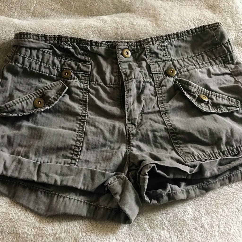 Army Green Levis Jeans Brand Shorts